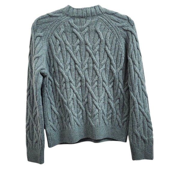 Vince - Twisted Chain Turtleneck Sweater in Jadeite Size S - Picture 5 of 11